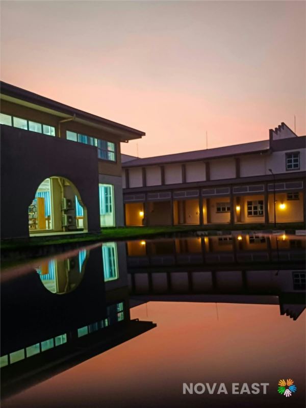 Faculty of Health-Care Sciences at dusk